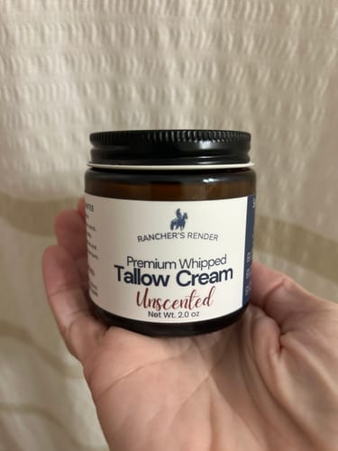 Customer photo review of Unscented Whipped Tallow Cream