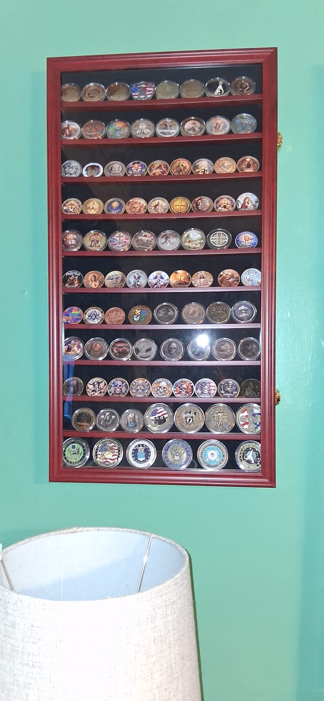 Customer photo review of Thank You Veterans Coin