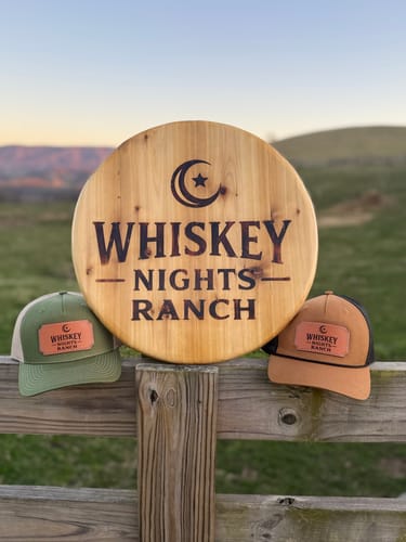 Customer photo review of Custom Leather Patch Hats Richardson 115 Laser Engraved