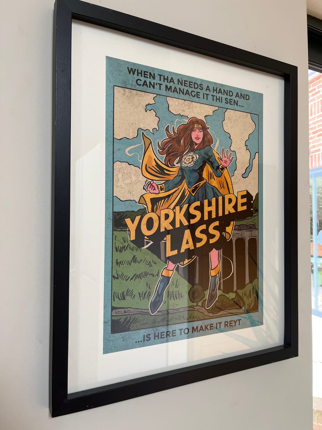 Customer photo review of Yorkshire Lass - Print