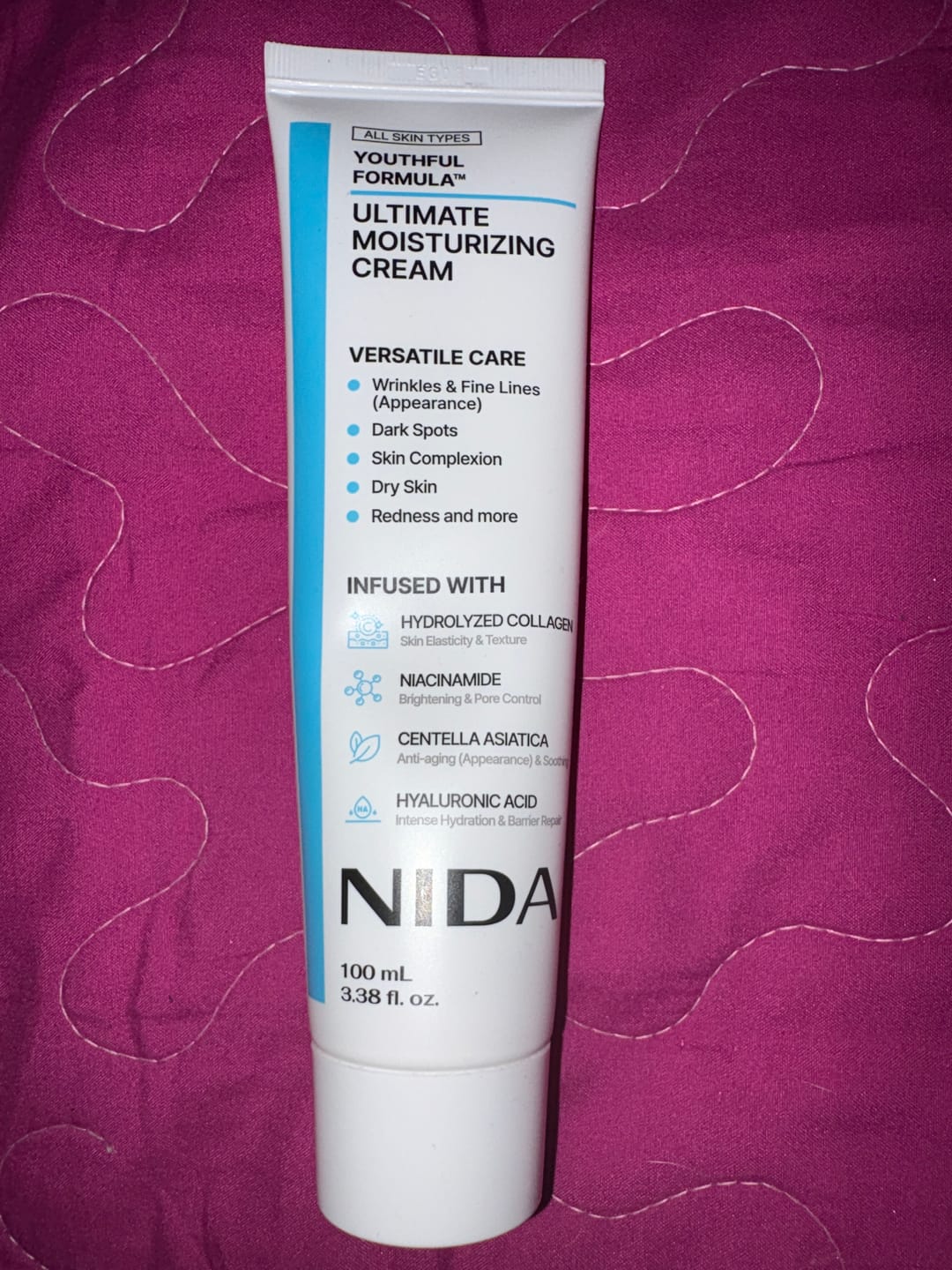 Customer photo review of Ultimate Moisturizing Cream