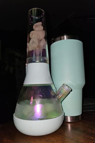 Customer photo review of Bong Base Iridescent