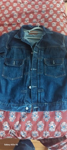 Customer photo review of 1950s Type 2 Selvedge Denim Jacket
