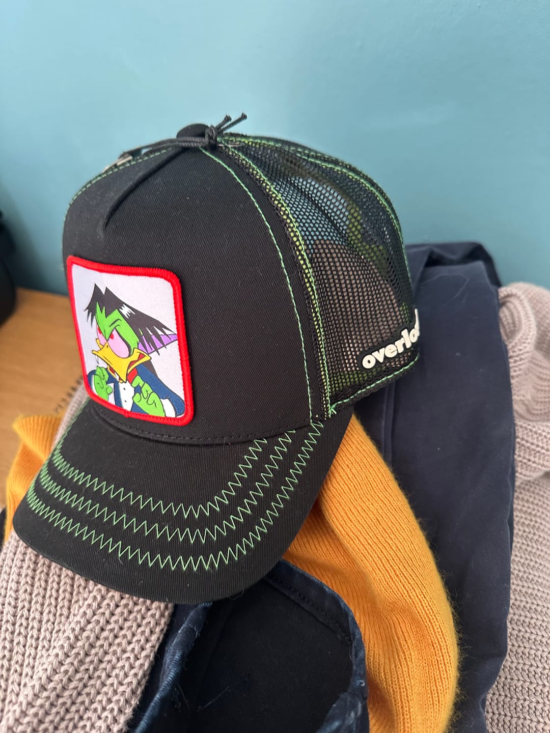 Customer photo review of OVERLORD X Count Duckula: Duckula Trucker Cap