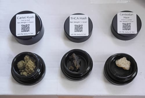Customer photo review of Cartel Kush | THCA Kief
