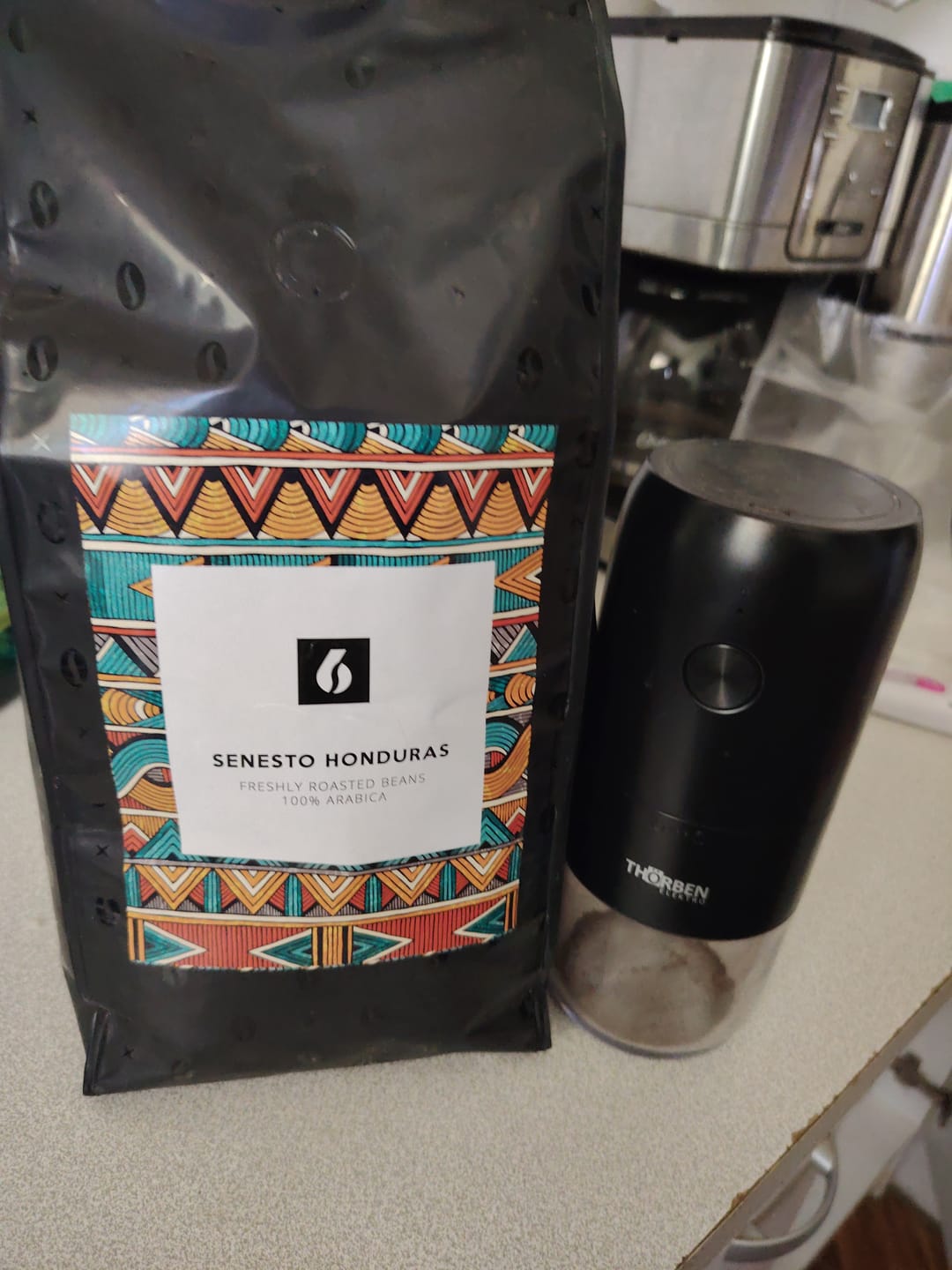 Customer photo review of Café en grano Honduras 1kg