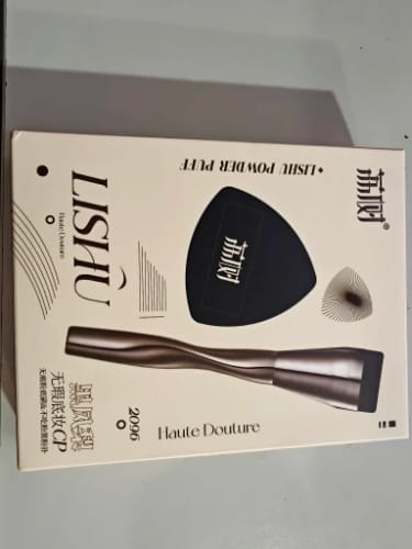 Customer photo review of LISHU Flawless Base Makeup Black Pineapple Puff Brush Set