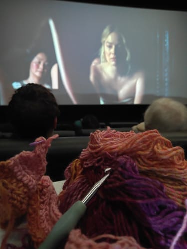 Customer photo review of KNITTING & CROCHET MOVIE NIGHT - ROMA - March 8