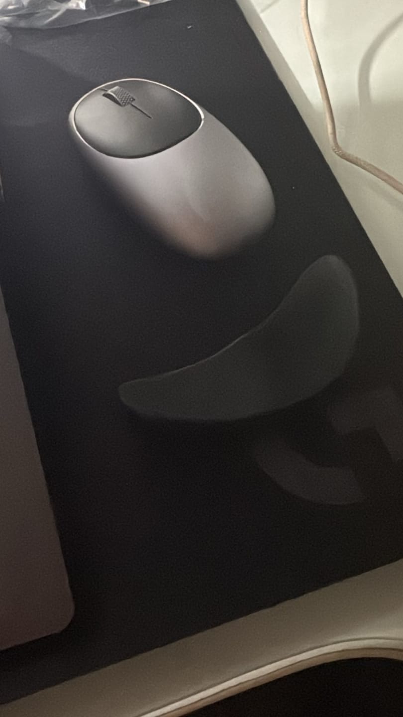 Customer photo review of Reposamuñecas Ergonómico Deslizante (mano derecha)