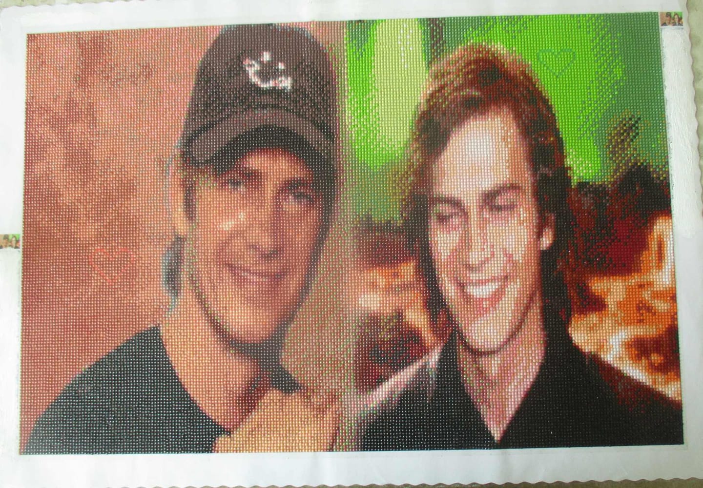Customer photo review of Custom Diamond Painting Kits - Upload Any Image - Create Your Own