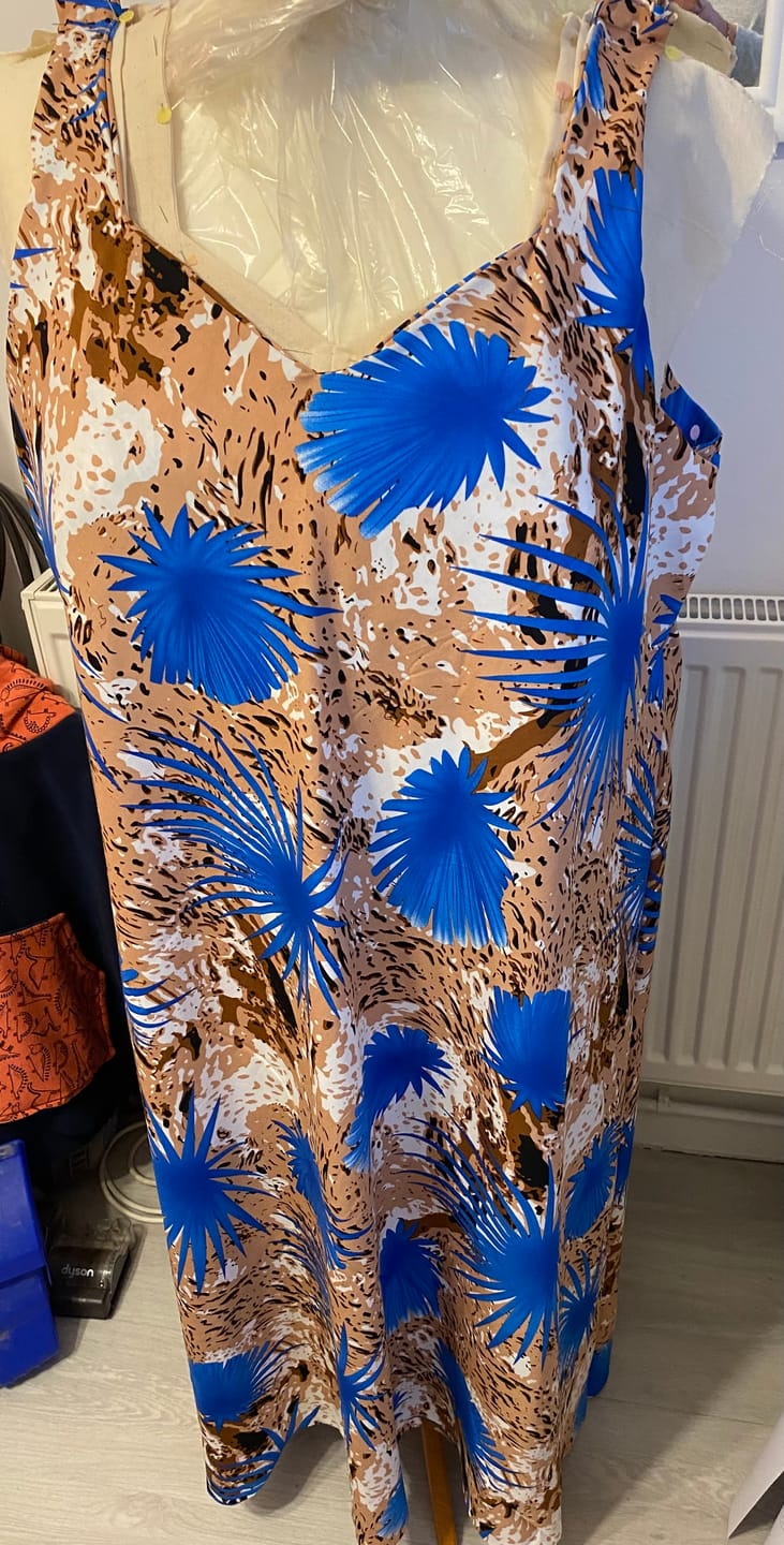 Customer photo review of Island Vibes Viscose Fabric