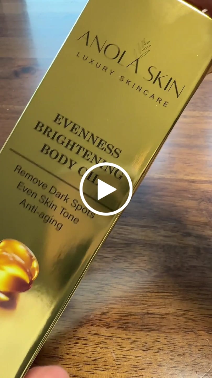 Customer video review of Evenness Brightening Body Oil