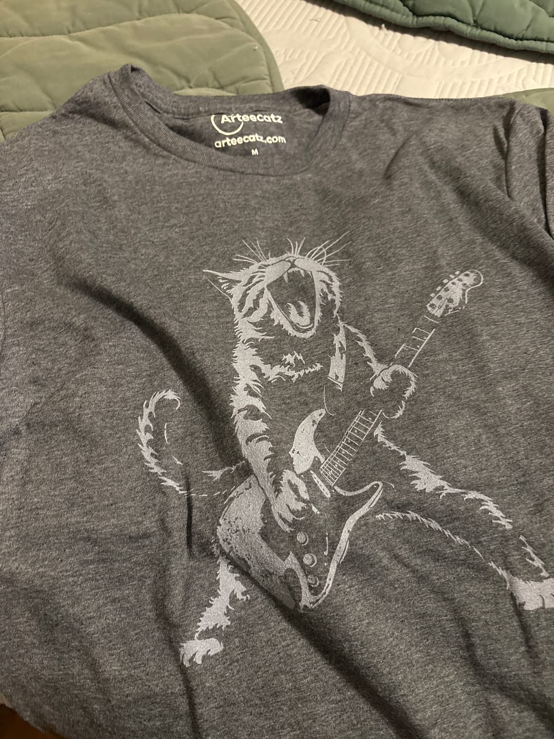 Customer photo review of Rock Kitty T-Shirt