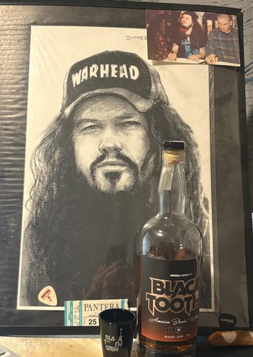 Customer photo review of BLACKTOOTH AMERICAN BLENDED WHISKEY (750mL)