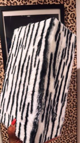 Customer photo review of Bravest Studios Tiger Bear Claw Mule White