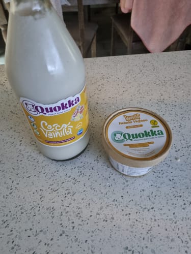 Customer photo review of Helado Artesanal sabor Vainilla 240ml.