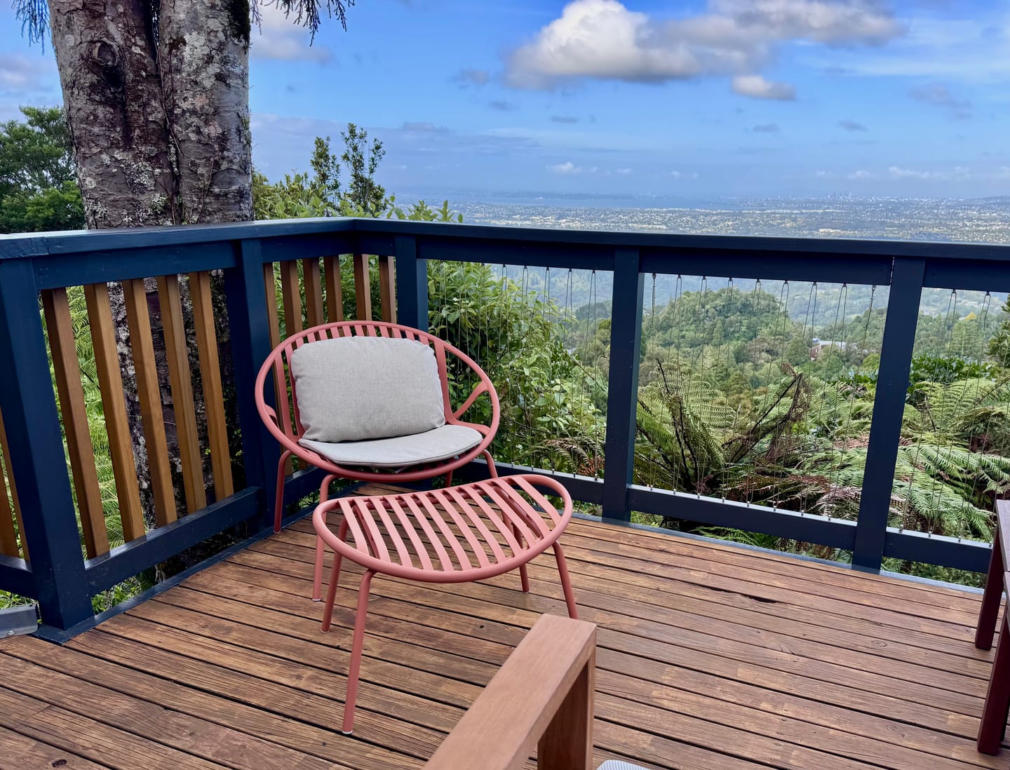 Customer photo review of Ample Relaxing Chair with Footrest