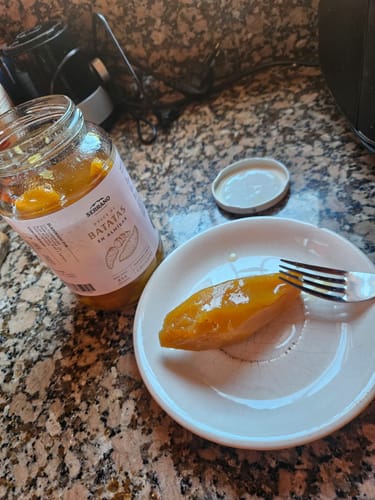Customer photo review of Batatas en almíbar, Artesanales, Orgánicas