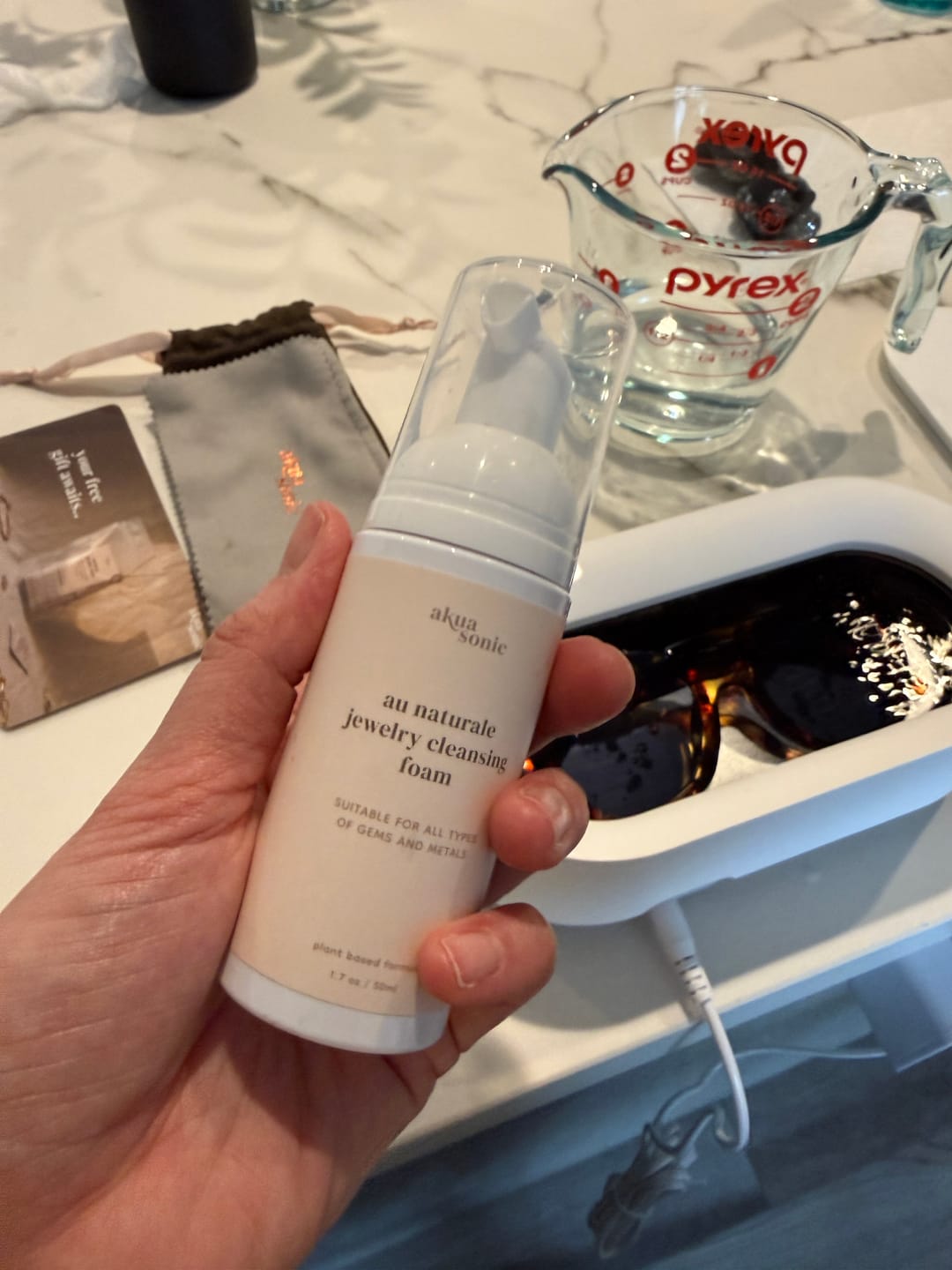 Customer photo review of akua sonic cleaner