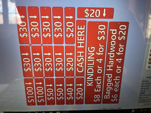 Customer photo review of ColorCore HDPE Plastic - Premium Multi-Layer Engravable Sheets