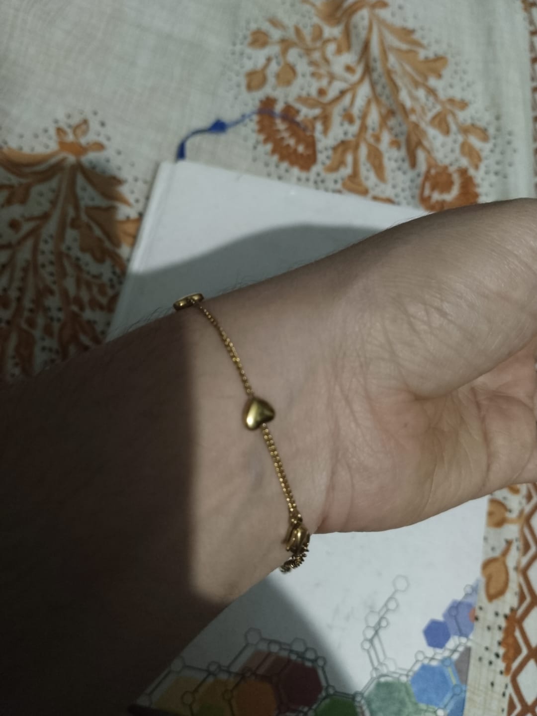 Customer photo review of Lunar Heart Bracelet