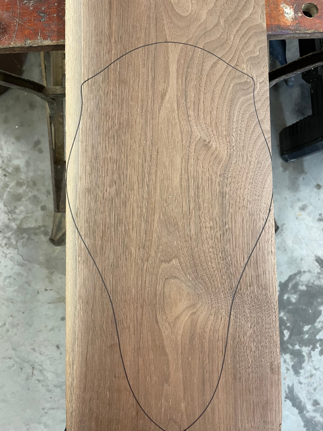 Customer photo review of Award / Taxidermy Mount Plaque Style 4 (Euro Deer) - Acrylic Router Template