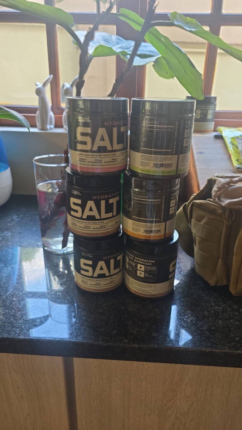 Customer photo review of HYDRATION SALT Berry Pomegranate - 240g | 30 servings
