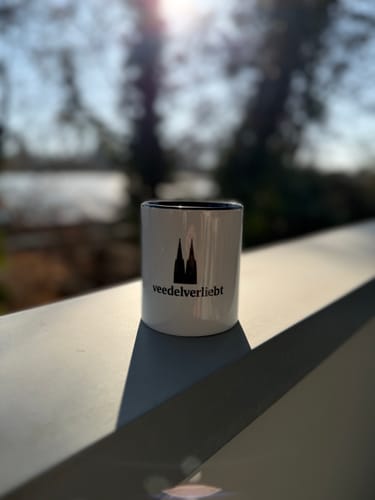 Customer photo review of TassenExpress - Becher Keramik Tasse mit Logo bedruckt 325ml Firmenlogo
