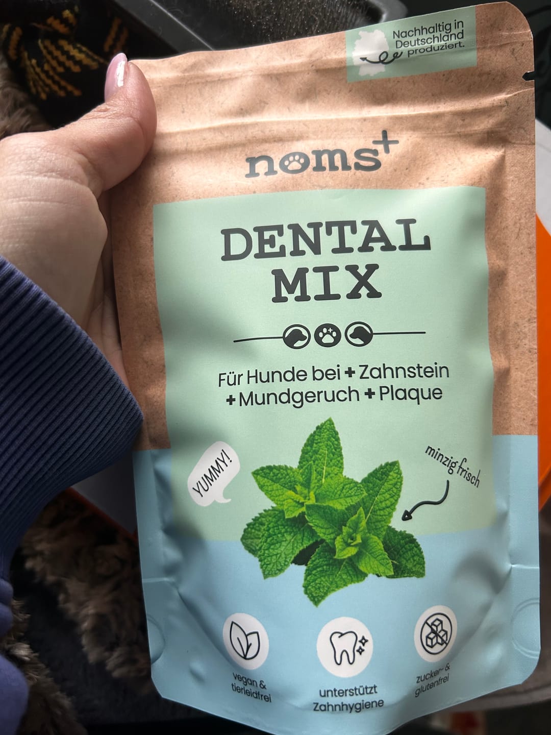 Customer photo review of Dentalmix für Hunde zur Zahnpflege und für frischen Atem