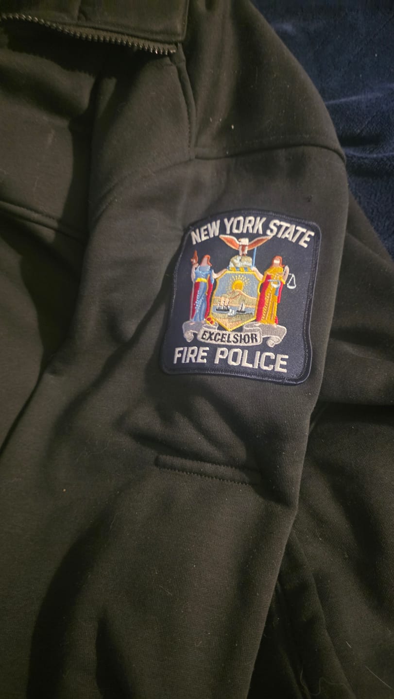 Customer photo review of New York State Fire Police Patch- Navy