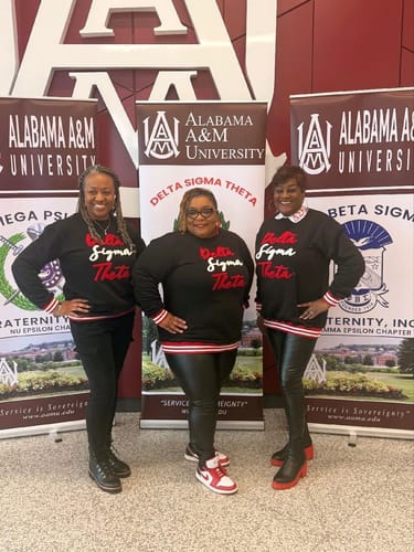 Customer photo review of Delta Timeless Sweatshirt