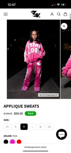 Customer photo review of APPLIQUE ZIPUP