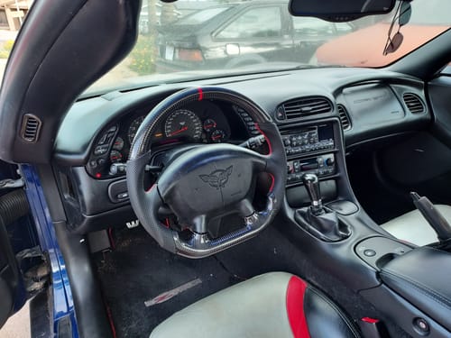 Customer photo review of Genuine Carbon Fiber Steering Wheel For C5 Corvette 1997-2004