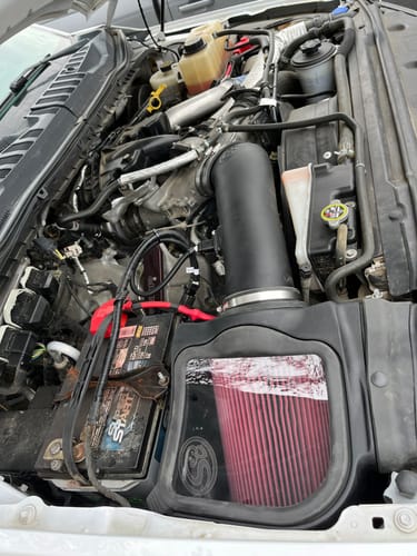 Customer photo review of Ford Powerstroke S&B Cold Air Intake (1999-2022)