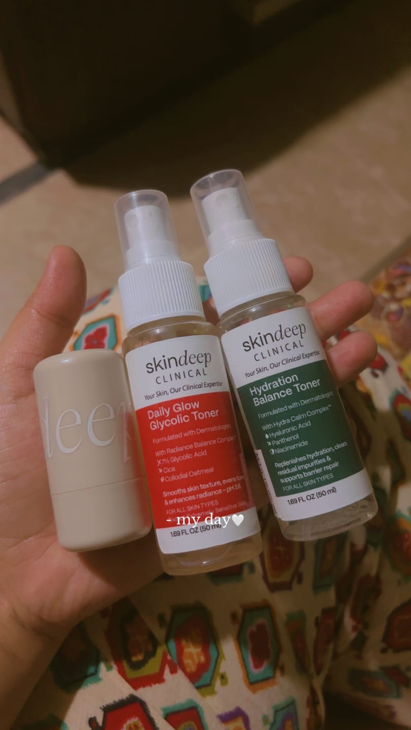 Customer photo review of Hydration Balance Toner
