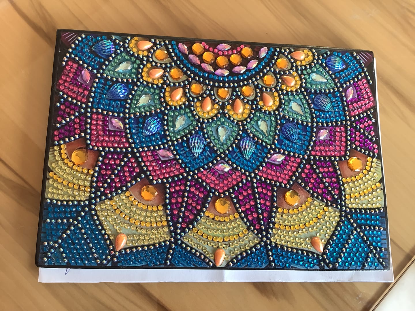 Customer photo review of Notizbuch Mandala aus Blumen