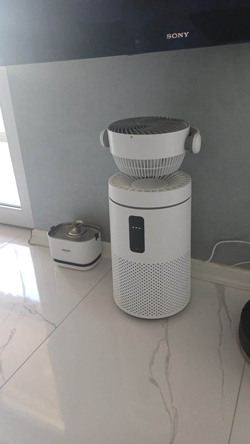 Customer photo review of Hava Temizleyici | Mobil Kontrol, Hepa 13 Filtreli, Fanlı, Wifi, Hava Temizleme Cihazı (X7422)