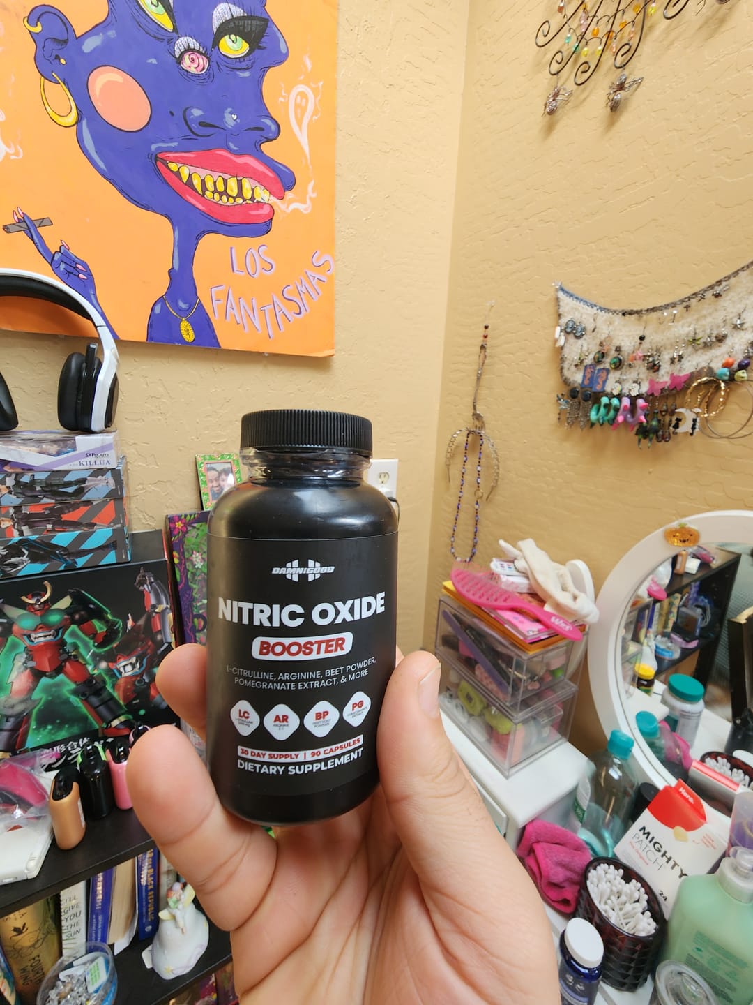Customer photo review of Damn Good Nitric Oxide – Full Throttle Blood Flow Booster