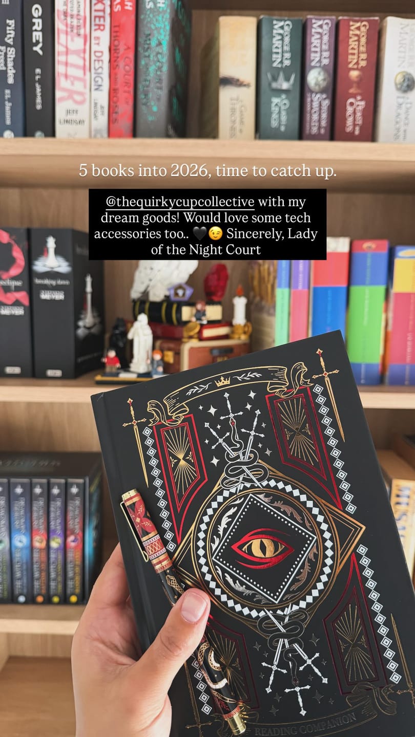 Customer photo review of Destiny Awaits Reading Companion