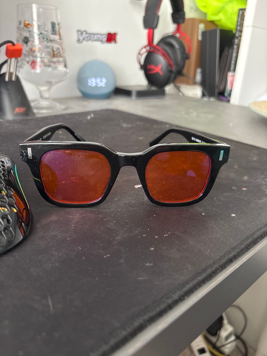 Customer photo review of The Aston - Blue Light Blockers