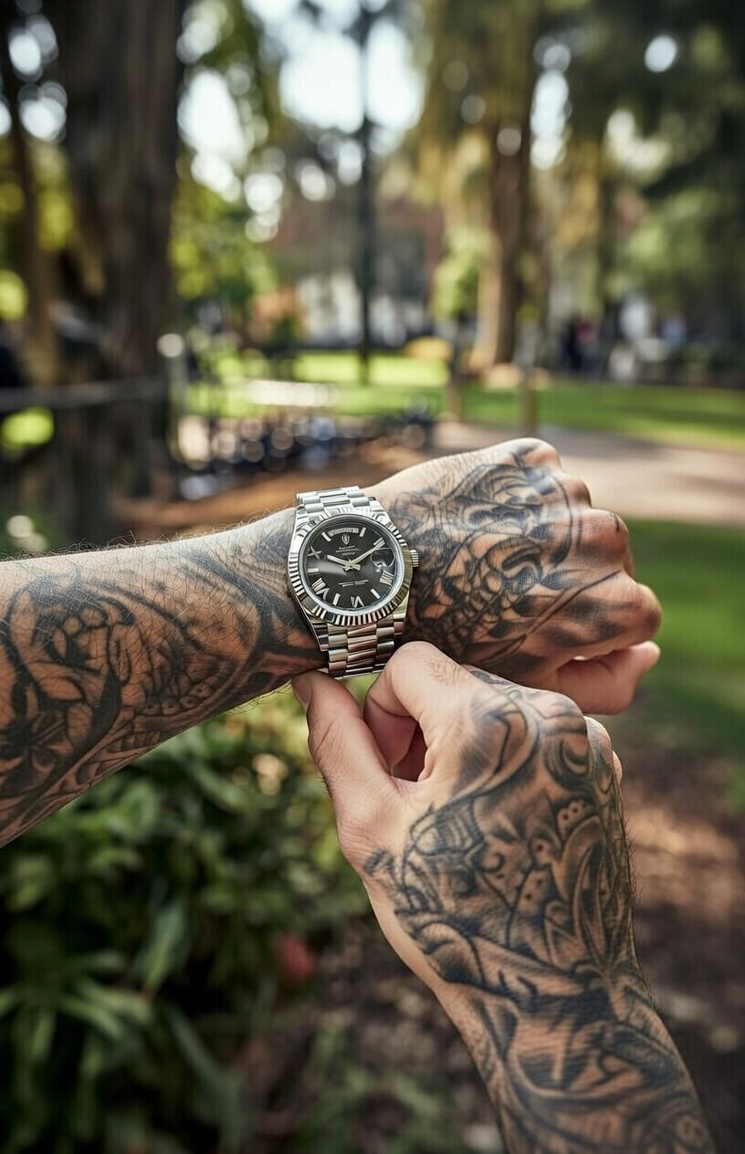 Customer photo review of THE DAY DATE - Verdant