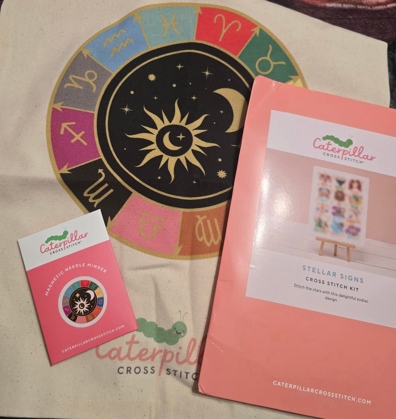 Customer photo review of Stellar Signs - Cross Stitch Kit