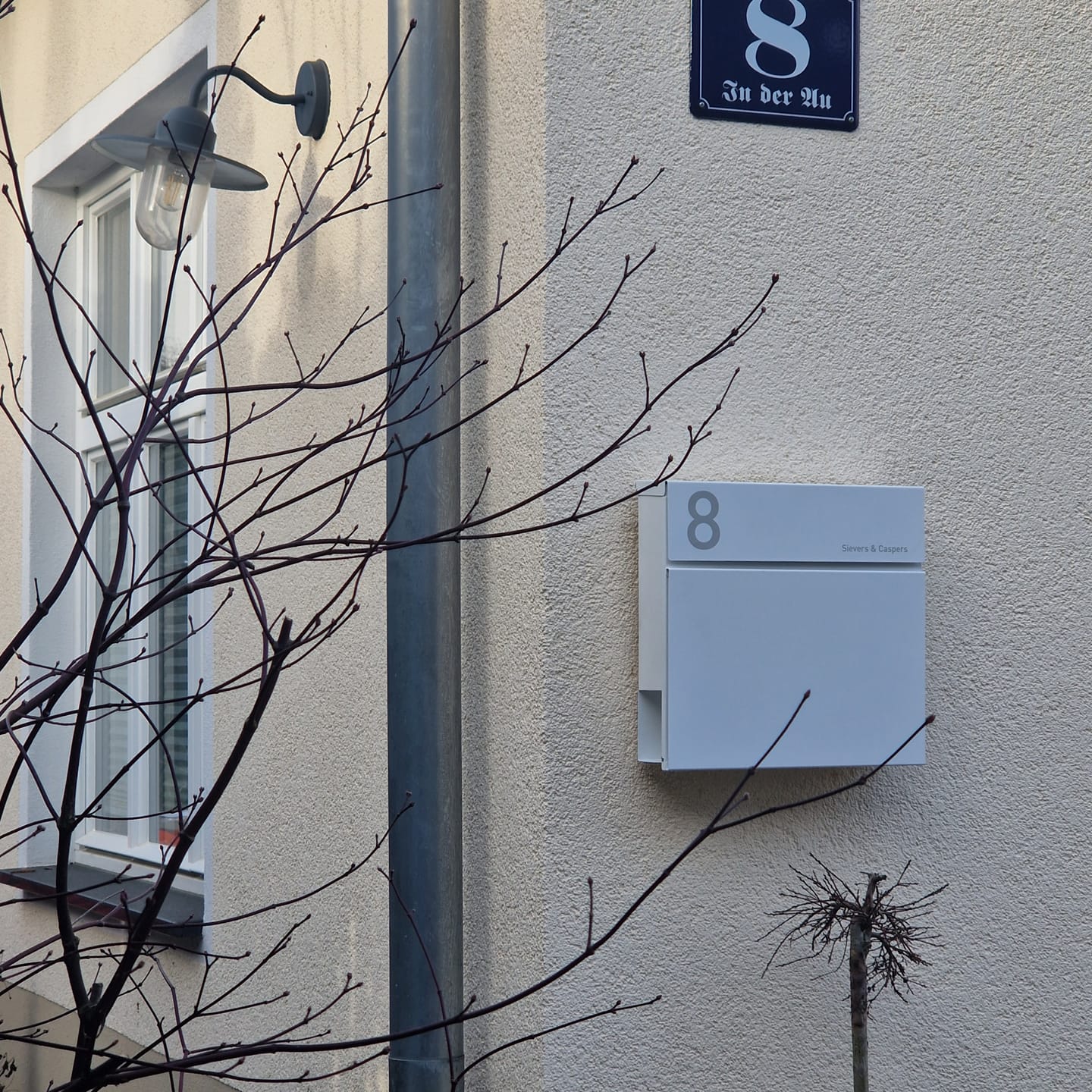 Customer photo review of Briefkasten Letterman 6 inkl. LED-Licht und GRATIS Gravur