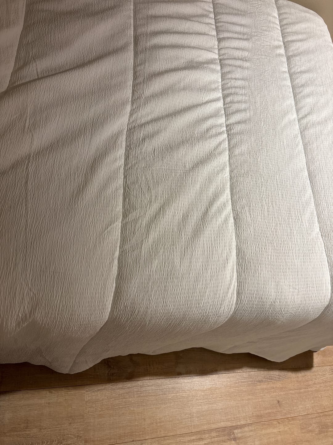 Customer photo review of Dekbed Zonder Overtrek Micro Mousseline Wit