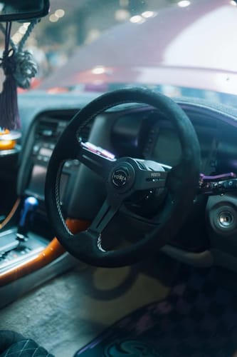 Customer photo review of VOSTA SR Alcantara Steering Wheel - 350MM 3"