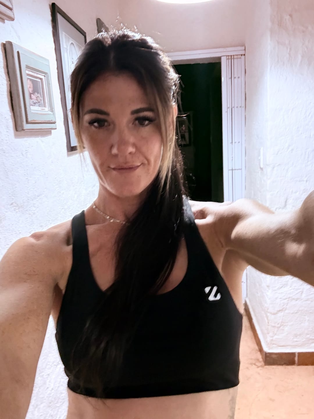 Customer photo review of High-Support Running Sports Bra for Women
