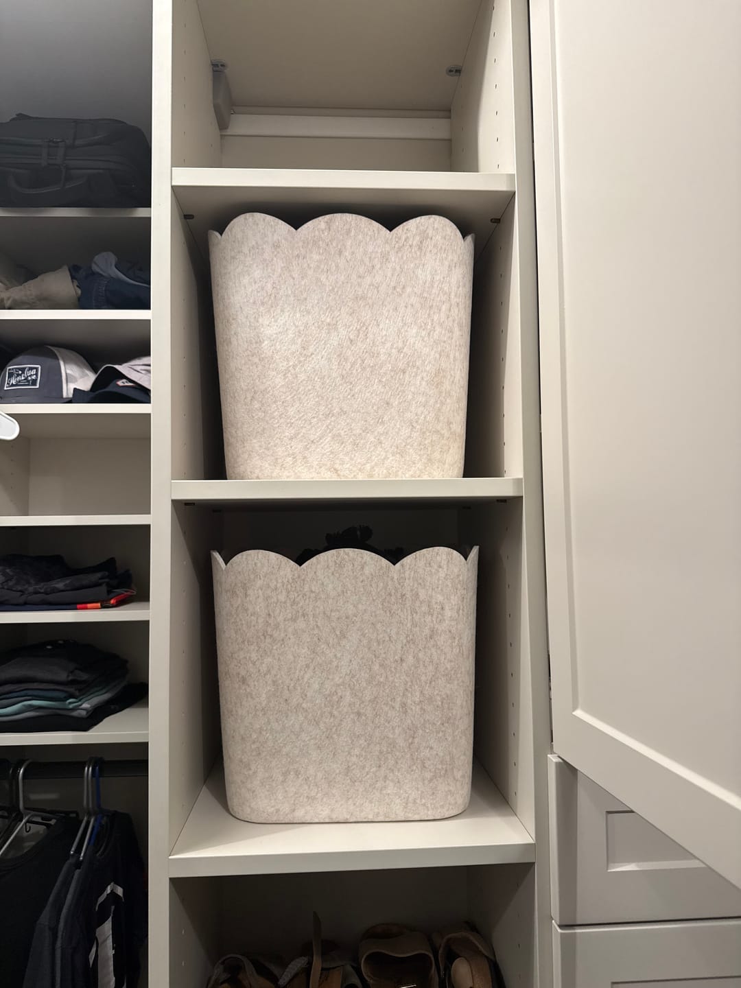 Customer photo review of The Scalloped Bin - Wide