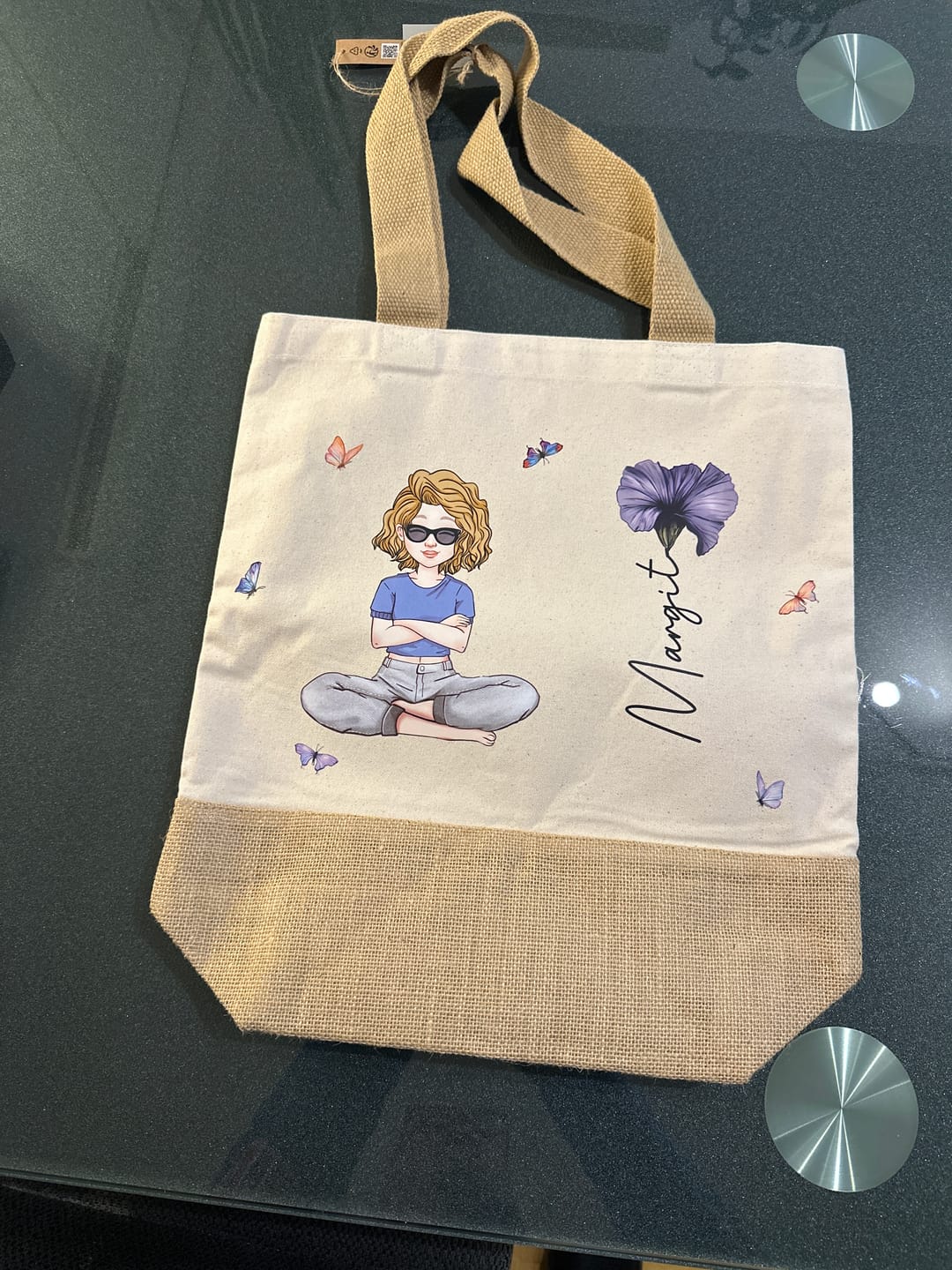Customer photo review of Summervibes - Personalisierte Tasche für den Strand
