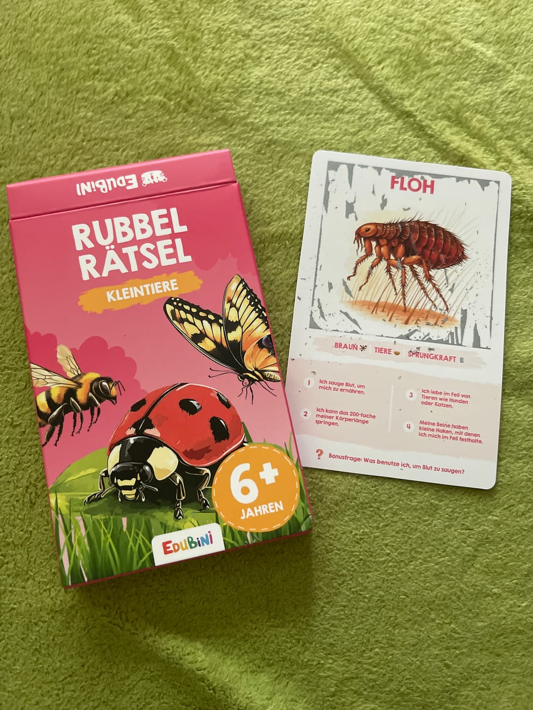 Customer photo review of Edubini Rubbelrätsel - Reisespiel für Kinder