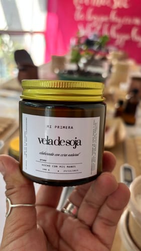 Customer photo review of Cera de soja 1 kg punto de fusión 52 grados bpf escamas